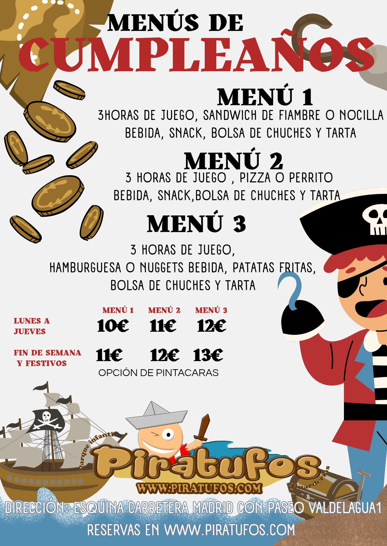 Piratufos | Parque de ocio infantil en Salamanca